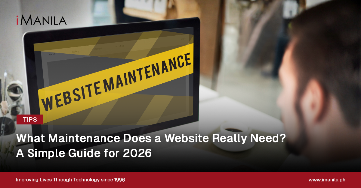 What Maintenance Does a Website Really Need? A Simple Guide for 2026