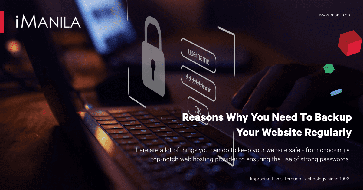 Reasons Why You Need To Backup Your Website Regularly blog banner