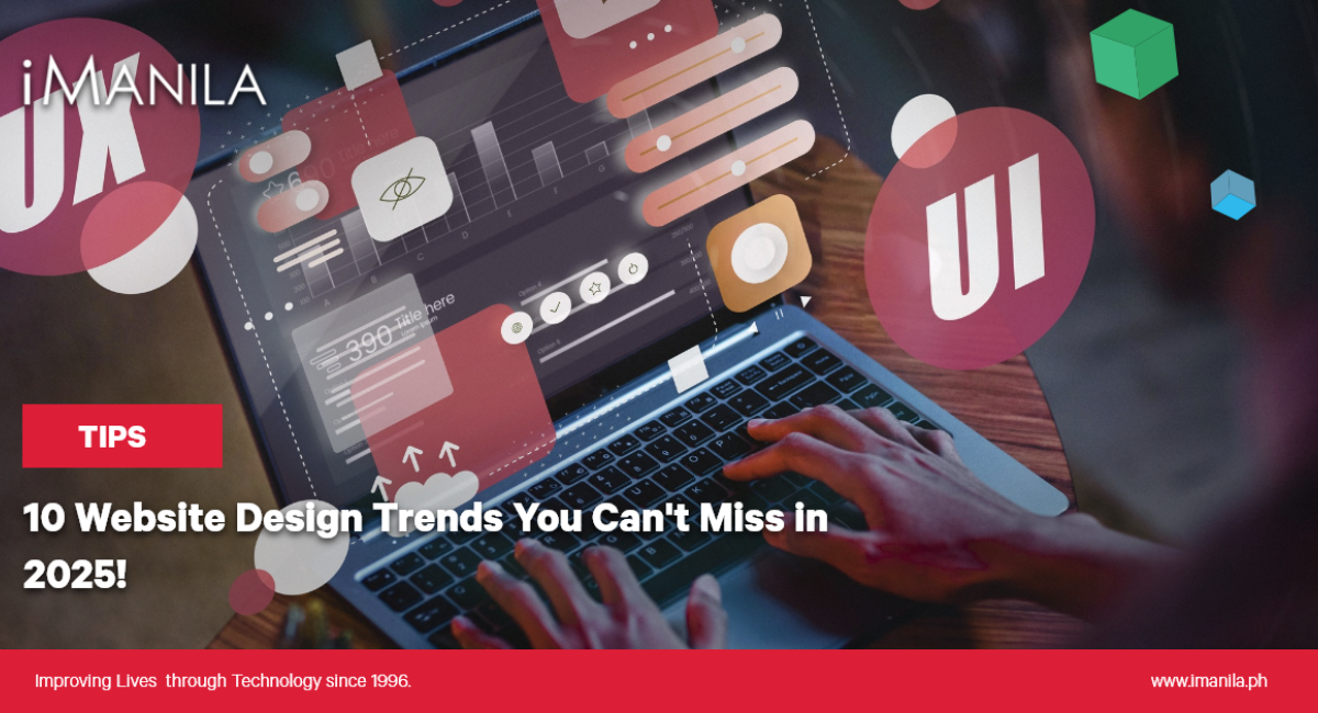 10 Website Design Trends You Can't Miss in 2025! Blog Banner iManila