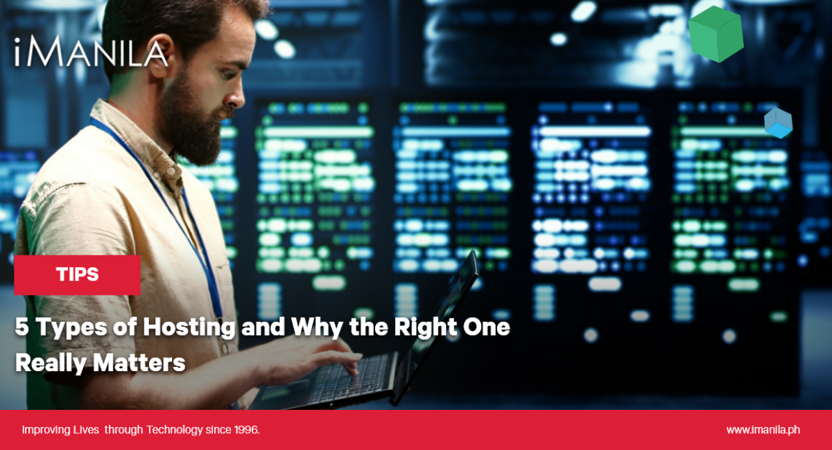 5 Types of Hosting Blog Banner