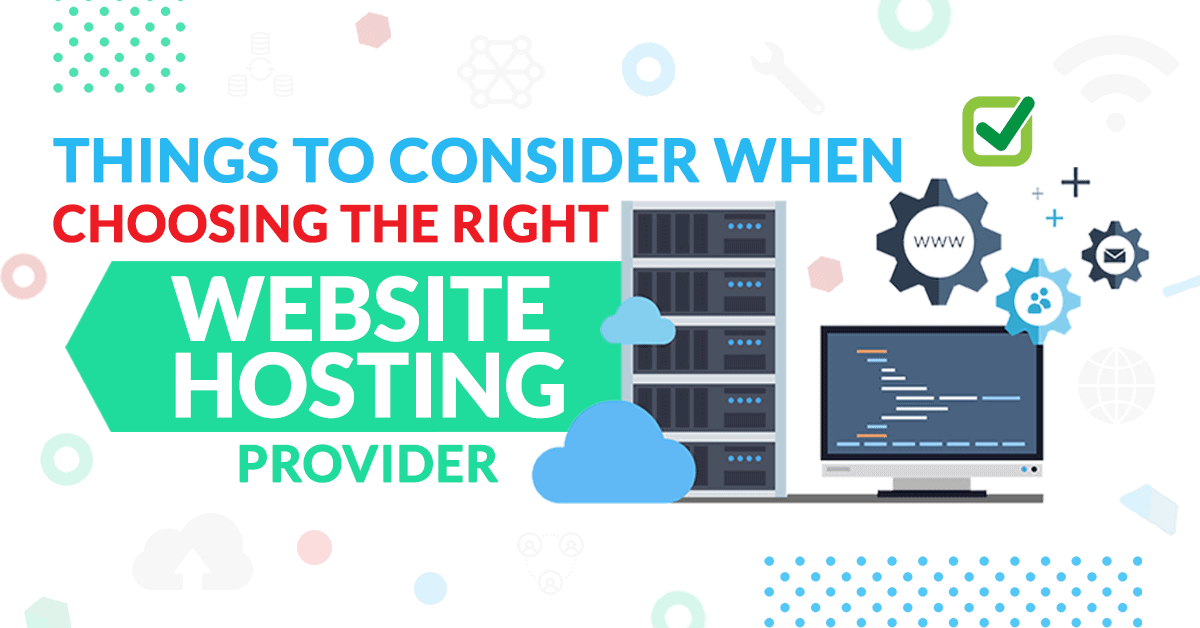 choosing the right web hosting provider