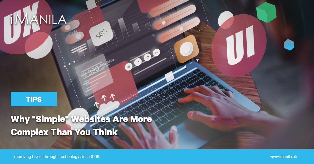 simple website banner