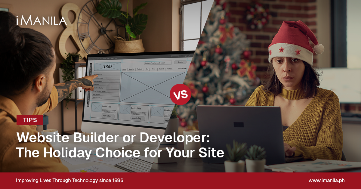 Website Builder or Developer: The Holiday Choice for Your Site
